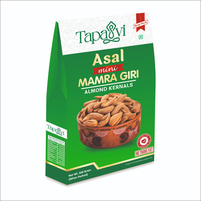 TAPASVI Asal Mamra Giri 500g - Premium Iranian Almonds | MERTA TRADERS