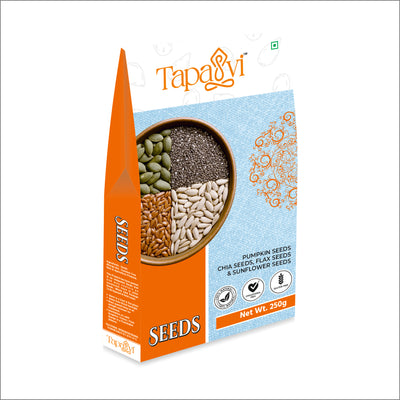 Premium Chia Seeds 250gm*4 Pec - Natural Superfood | TAPASVI