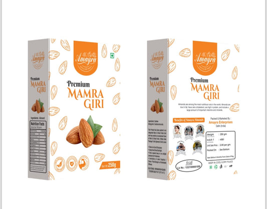 Premium Indian Almond Giri 250g - Fresh Badam Kernels | TAPASVI DRY FRUIT'S