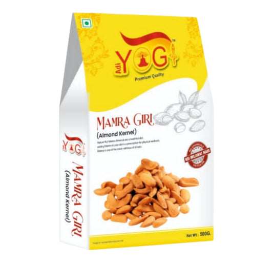 Adiyogi California Jumbo Mamra Badam Giri - 500gm Box