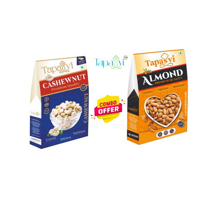 Premium Kaju Badam Combo - Jumbo Almonds + Cashews | MERTA TRADERS
